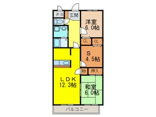 メゾンドール南千里の物件間取画像